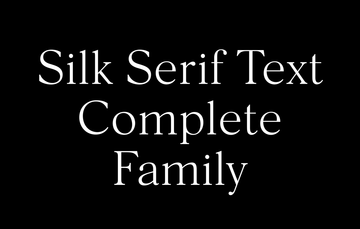Silk Serif Text